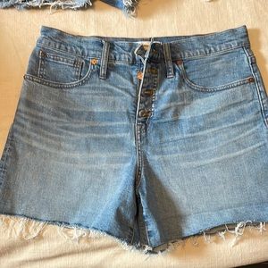 Madewell shorts size 29